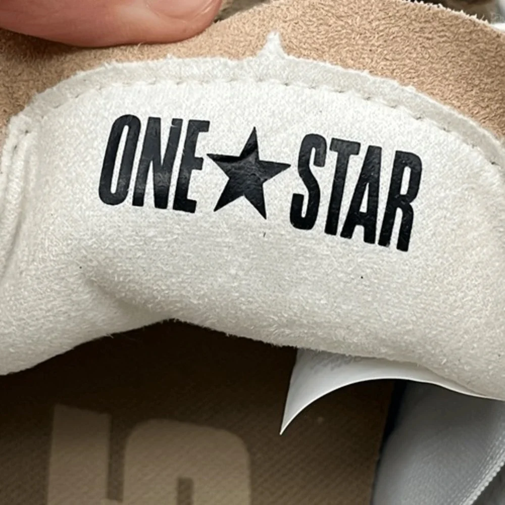 CONVERSE One Star Pro Mens 11 Womens 12.5 Tan Leather Sneakers Star NWT Shoes - Picture 13 of 15